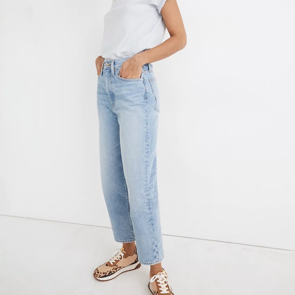 Madewell Balloon Jeans in Datewood Wash, size 28
